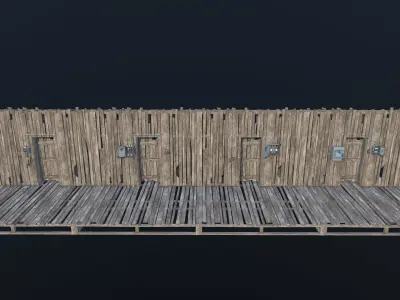 Electrical Boxes PBR Low-poly 3D model