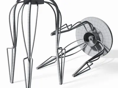  Savarin bar chairs 3D model