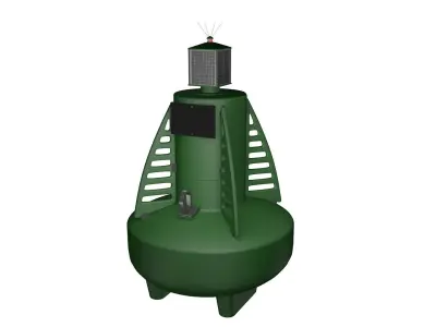 Marine buoy 3D model