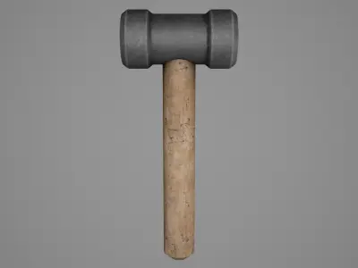 Sledgehammer Low-poly 3D model order