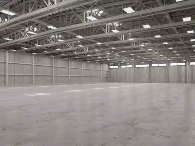 Warehouse 21 interior 3D model