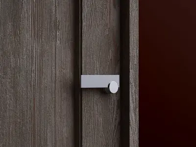 Door 4 wooden 3D model
