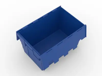 Distrubution container 600x400mm 3D model