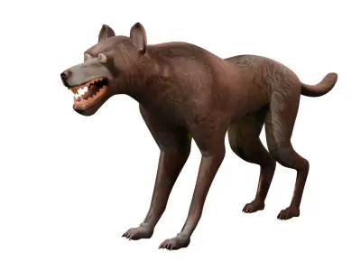 dog charecter 3D model