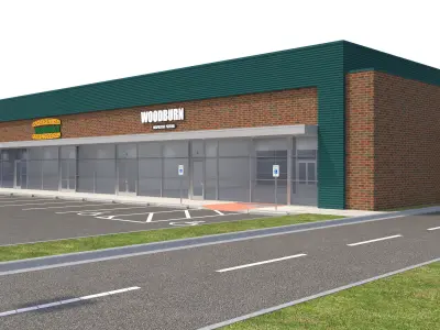 Retail-187 Retail Store 3D model