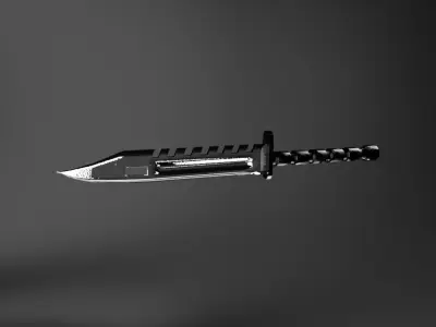 Knife combat 3D model