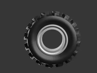 Tyre 3D Printable Model 3D print model