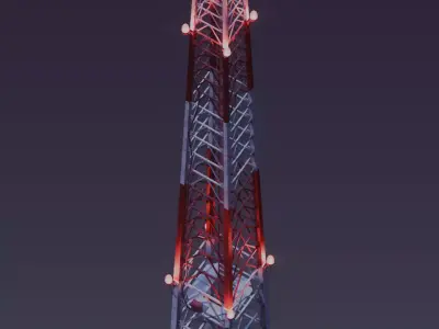 Radio Tower 3D model get