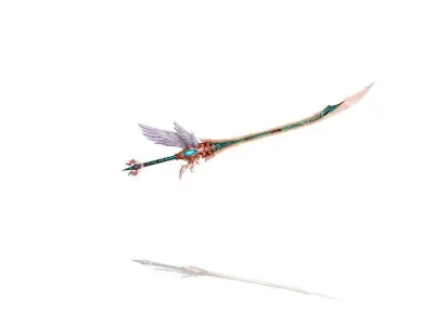 Angel Sword Low-poly 3D model