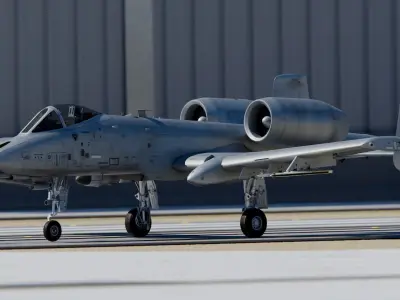 Fairchild Republic A-10 Thunderbolt II 3D model