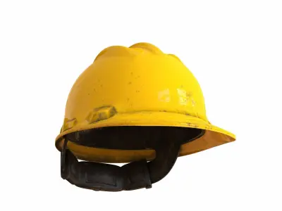 Safety Worker Helmet Low-poly 3D model purchase