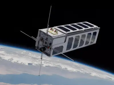 Cube Satellite - CubeSat 3D model