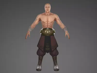 Baldman Semi-realist 3D model