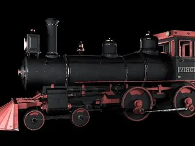 Locomotive Virginia  3D model