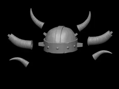 Tuffnut Thorston helmet -How to Train Your Dragon 3D print model