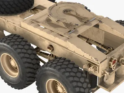 Military Truck Oshkosh HEMTT M985 Sand 3D model