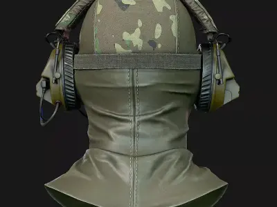 Head Wear L Low-poly 3D model