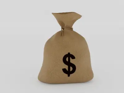 Money Bag 3D model