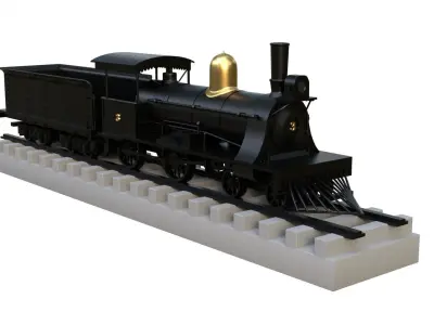 Tren 1 - Train - Tacna  Low-poly 3D model
