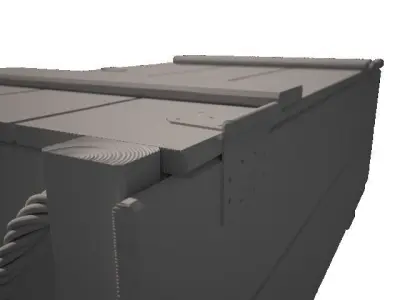 Army Crate Free 3D model
