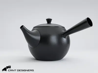 Tokoname Japanese Teapot 3D model