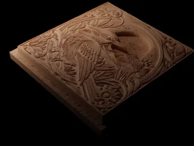 Chaparral CNC 3d Print High Relief Sand Casting 3D print model