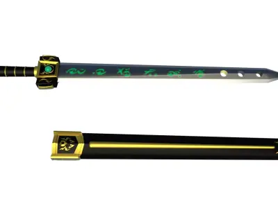 Original Arms  Cangling Sword 3D model