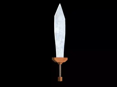 Sword Free low-poly 3D model 29