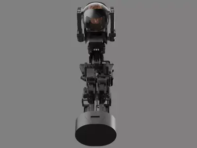 Metal and Glass Cocoon 3D model
