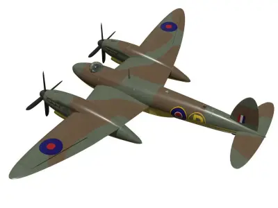 Vickers Type432 3D model
