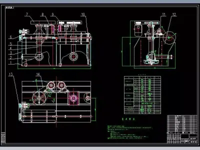 BF2-8 flotation machine 3D model