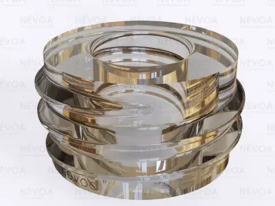 Neck finish - SP 425 - 15 - M - BDF - voluntary standard 3D model