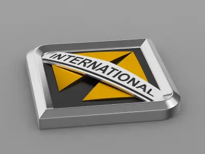 international logo 3D model