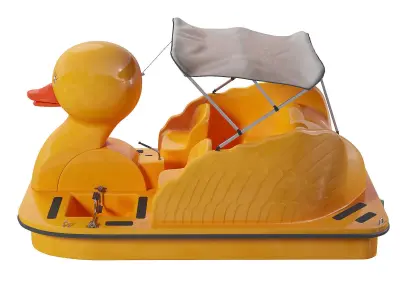 Duck Paddle Wheeller pedal boat 3D model