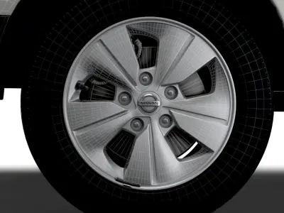 Nissan E NV200 Van 2022 wheel 3D model