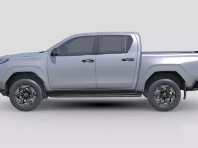 Low Poly Car - Toyota Hilux BEV 2026 Low-poly 3D model