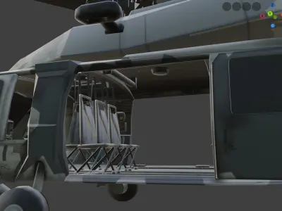 Airplane Low-poly 3D model Low-poly