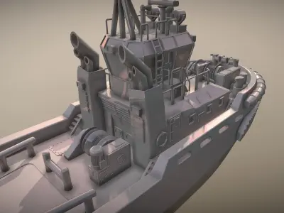 Tugboat 3D print model by tiagodiogenesdearaujo