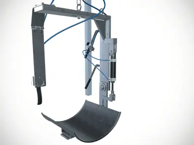 Factory Crane Setup 3D model