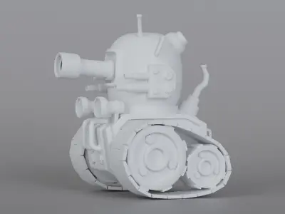 Mini Game Tank 3D model