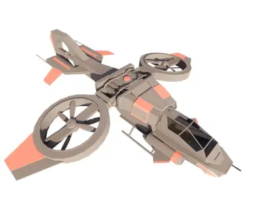 Spaceship-spacecraft-21 3D model