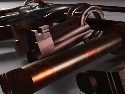 key bunch 3D model
