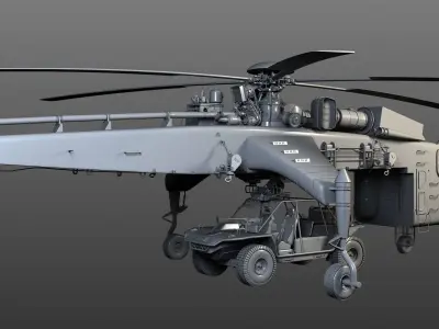 Pick up Helicopter  3D model