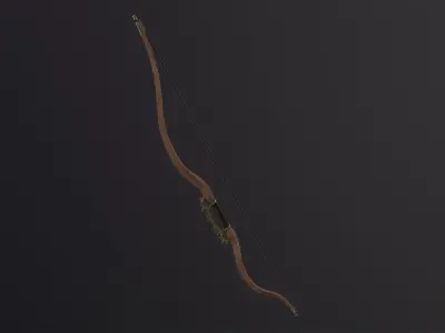 Bow Medieval PBR Low-poly 3D model