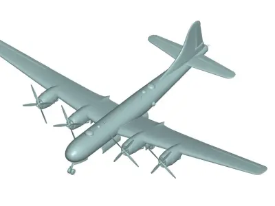 Boeing B-29 Superfortress 3D model 2
