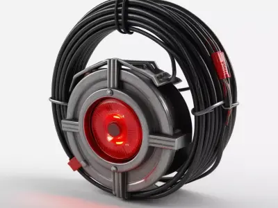 SciFi Energy Coil Unit 3D model