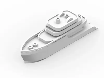 Yacht 3D print model buy