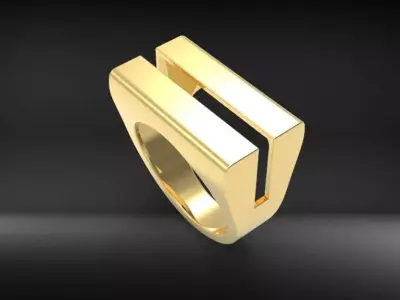 Woman Ring special Model 3D Model 3D print model