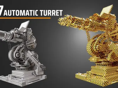 Auto Turret 3D model