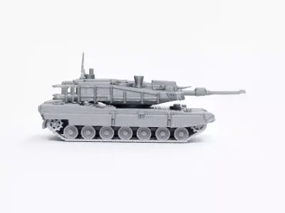 K2 Black Panther Tank Model Kit Free 3D print model